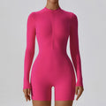 Long Sleeve Body Suite - Fruschia