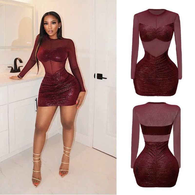 Night Life Mini No. 6 - Burgandy