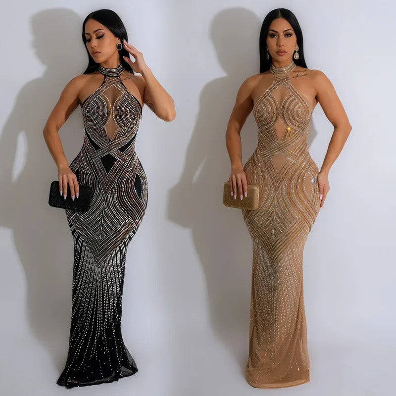 Party Dress No 10 - Beige