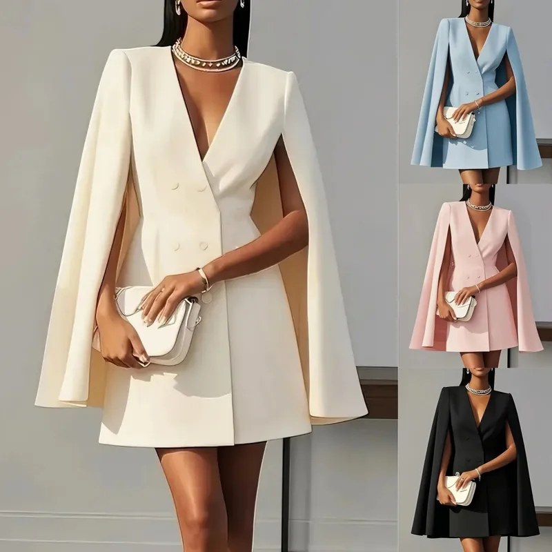 Blazer Dress - Pale Pink